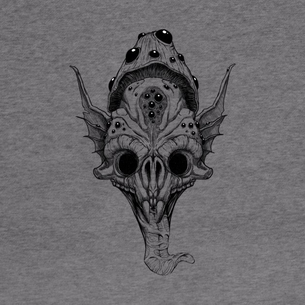 Goblin Skull by Danderfull